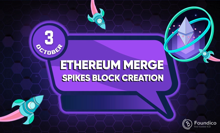 Ethereum Merge Spikes Block Creation