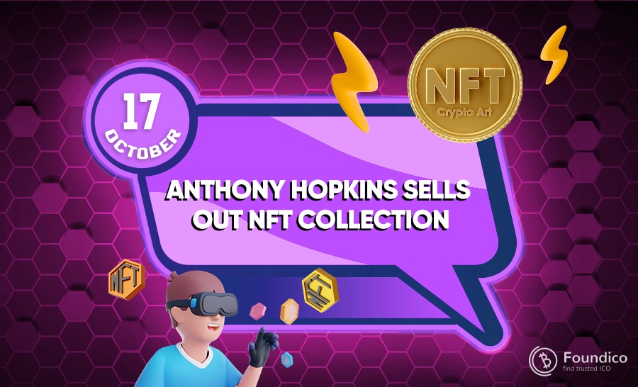Anthony Hopkins Sells Out NFT Collection