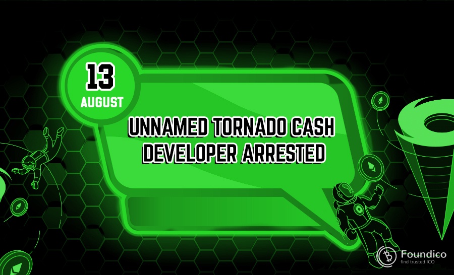 Unnamed Tornado Cash Developer Arrested