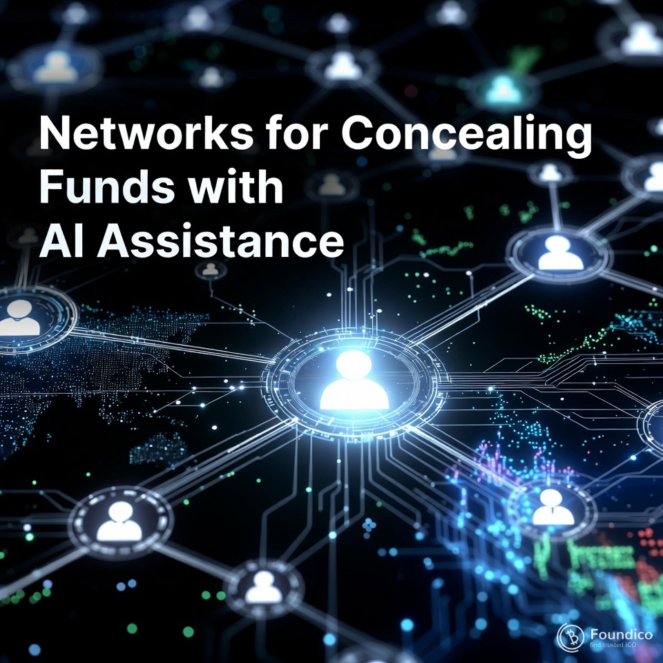 Networks for Concealing Funds with AI Assistance