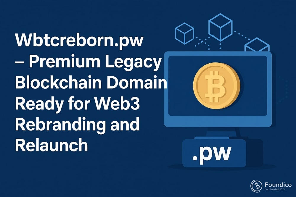 Wbtcreborn.pw Domain for Sale – Premium Legacy Blockchain Domain Ready for Web3 Rebranding and Relaunch Wbtcreborn.pw Domain for Sale – Premium Legacy Blockchain Domain Ready for Web3 Rebranding and Relaunch