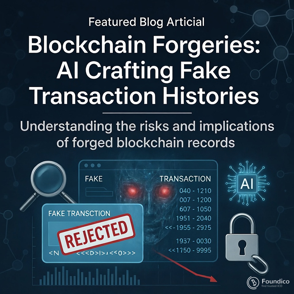 Blockchain Forgeries: AI Crafting Fake Transaction Histories