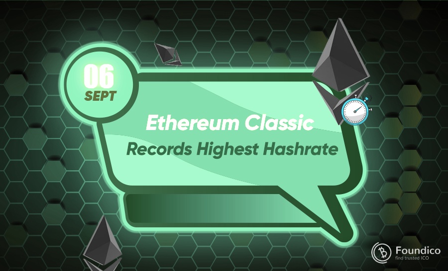 Ethereum Classic Records Highest Hashrate