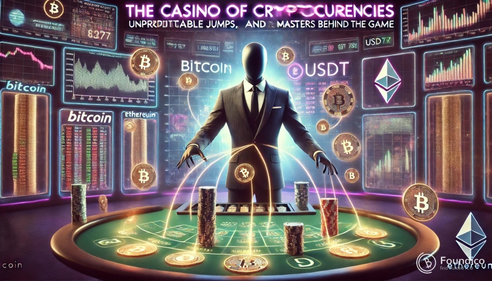 The Casino of Cryptocurrencies: Unpredictable Jumps, Crashes, and the Masters Behind the Game