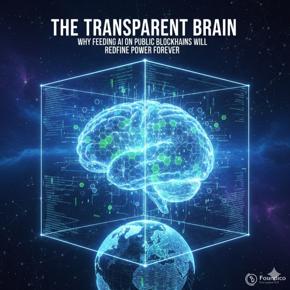 The Transparent Brain: Why Feeding AI on Public Blockchains Will Redefine Power Forever