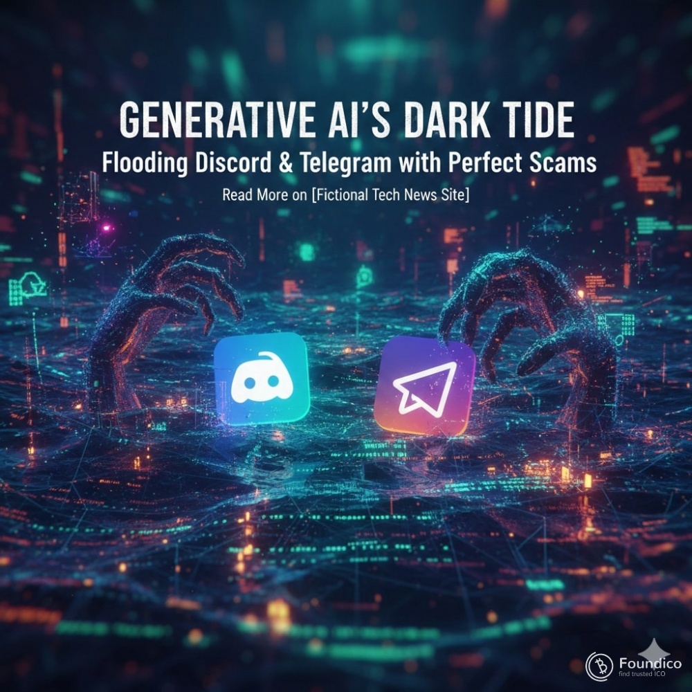 How Generative AI Is Flooding Discord and Telegram with Perfect Scams