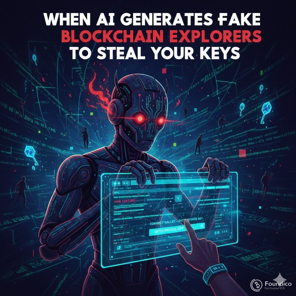 When AI Generates Fake Blockchain Explorers to Steal Your Keys