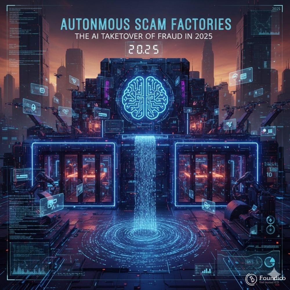 Autonomous Scam Factories: The AI Takeover of Fraud in 2025