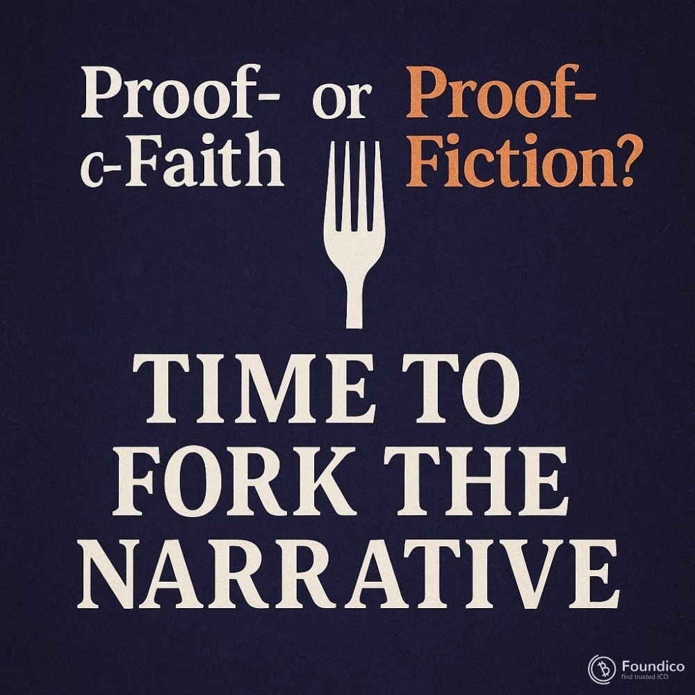 Proof-of-Faith or Proof-of-Fiction? Time to Fork the Narrative
