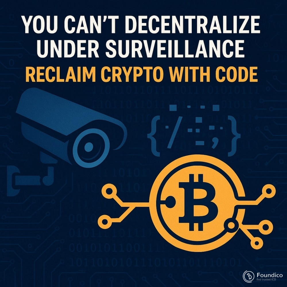 You Can’t Decentralize Under Surveillance: Reclaim Crypto with Code