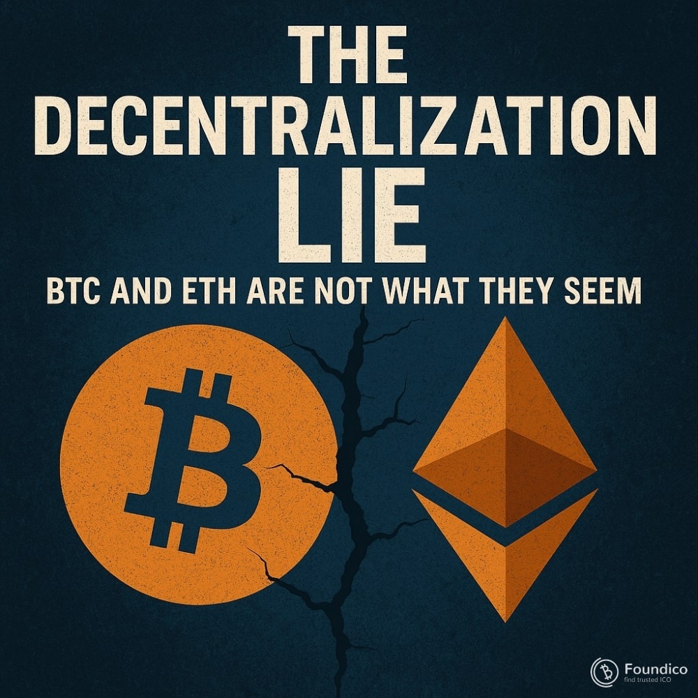 The Decentralization Lie: BTC and ETH Are Not What They Seem The Decentralization Lie: BTC and ETH Are Not What They Seem